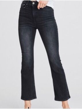 Rag & Bone Nina High Rise Ankle Flare Jeans in Gravity Size 31